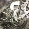 1,200 Ltr Limitech Tank with Top-Mounted Full-Sweep Scraped Surface Mixer